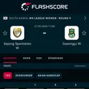 Sejong Sportstoto Women vs Gyeongju Women to have one or more goals scored  - DuelDuck prediction market