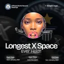 Will Melissa Create a New World Record [ Longest X space] - DuelDuck prediction market