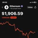 Will ETH fall below $1800 by the end of February 6th? - DuelDuck prediction market
