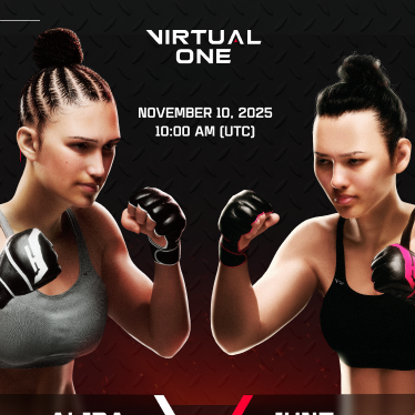 Will Alira win against June in their VirtualOne MMA match on Nov 10, 10AM UTC? - DuelDuck prediction market
